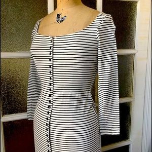 Early 90’s long striped jersey dress
